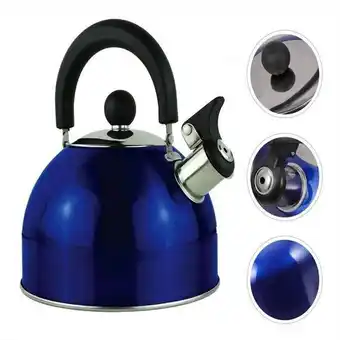 Éxito Tetera en acero inoxidable de silbato oferta