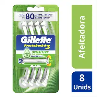 Makro Maquina de afeitar gillette prestobarba sense 8u oferta
