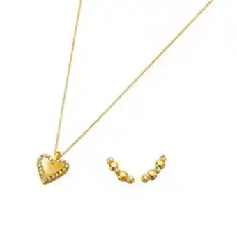 Ésika Estuche collar + aretes shine love oferta
