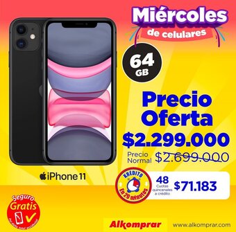 Alkomprar iPhone 11 64GB oferta
