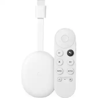 Linio Reproductor chromecast 4ta gen 4k para transmisión con cable hdmi google - blanco oferta