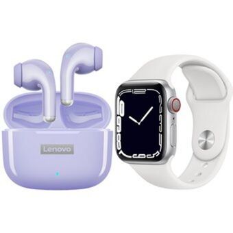 Linio Lenovo lp40 pro tws audífonos bluetooth y reloj inteligente oferta