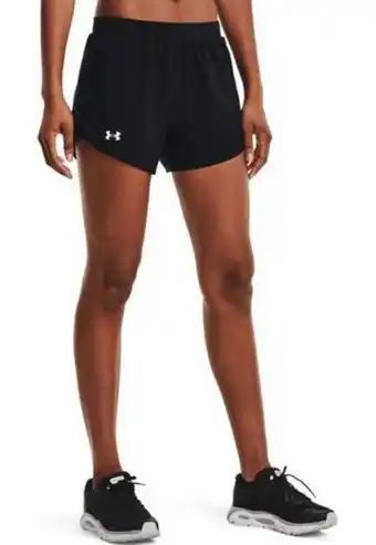 Dafiti Shorts under armour negro mujer ua fly by 2.0 short- 1350196-001-n11 under armour oferta