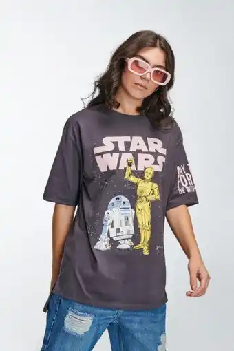 Koaj Camiseta manga corta, estampado de starwars. oferta