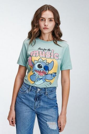 Koaj Camiseta manga corta estampada de lilo & stitch oferta