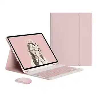 Mercado Libre Funda con teclado y mouse para samsung tab s6 lite 10.4 p615 oferta