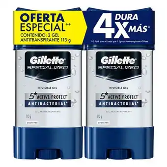 Makro Desodorante gillette clear gel cool wave 113grx2u oferta