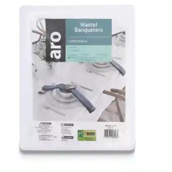 Makro Mantel aro blanco 140x140m oferta