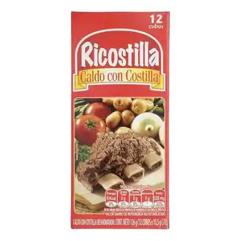 Caldo costilla 12 cubos ricostilla 126 gr