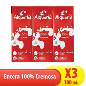 Éxito Entera slim x 3 alqueria 540 ml oferta