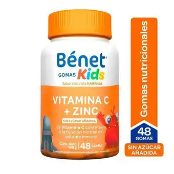 Éxito Gomas kids vitamina c+zinc benet 2015322 oferta