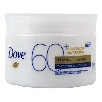 Éxito Mascara minuto f nutricion dove 300 gr oferta