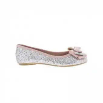 Spring Step Baletas para niña marca molekinha, color plateado oferta