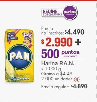 Metro Harina pan x 1000g oferta