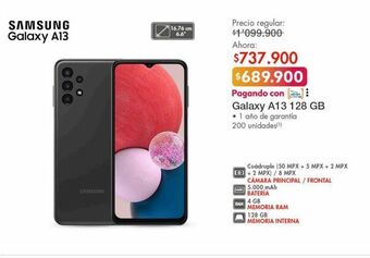 Metro Celular samsung galaxy a13 oferta