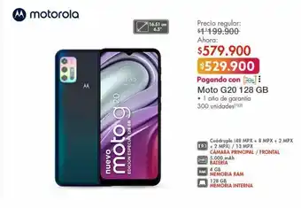 Metro Celular motorola g20 128gb oferta