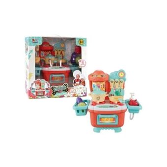 Alkosto Set cocina de juguete con agua y sonido 16 piezas my kitchen set oferta
