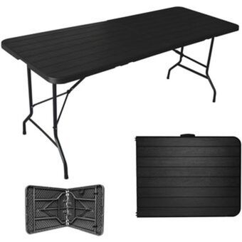 Linio Mesa portafolio plegable 180cm tipo madera plastico jardin oferta