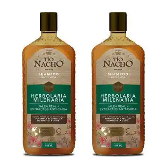 Éxito Pack sham herbolaria pe tio nacho 830 ml oferta