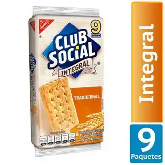 Éxito Galleta integral club social 234 gr oferta