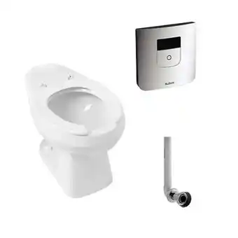 Tienda Cerámica Corona Kit taza báltica entrada posterior con fluxómetro de sensor oferta