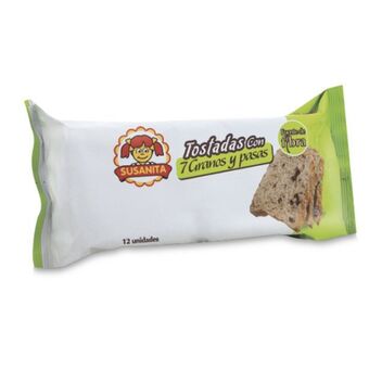 Makro Tostadas susanita 7 granos con pasas 125g oferta