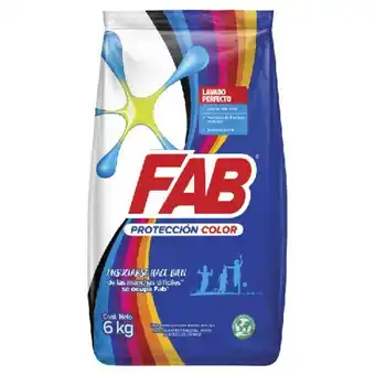 Makro Detergente en polvo fab proteccion color 6kg oferta