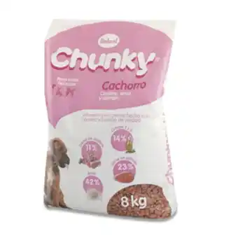 Makro Alimento perro chunky cachorro cordero arroz salmon 8kg oferta