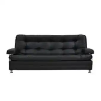 Falabella Sofacama cooper en sintetico 100% negro oferta
