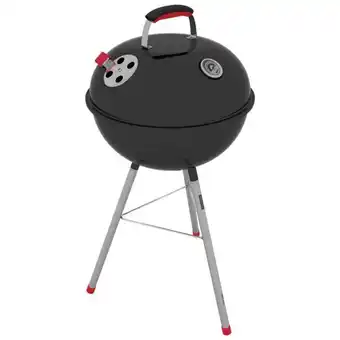 Olímpica Grill a carbón tcp-450l tramontina con tapa con termómetro de acero esmaltado, parrilla y utensilios de acero inoxidable. oferta
