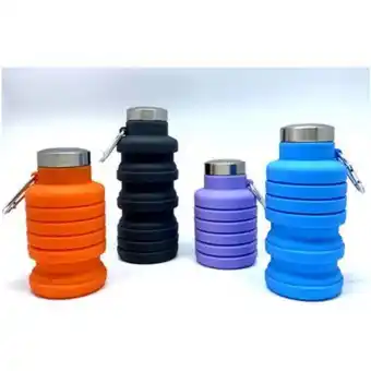Linio Botella de agua plegable termo 500ml silicona oferta