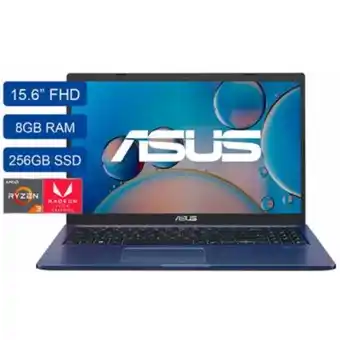 Linio Portátil asus m515da-bq1237 amd ryzen 3 ram 8gb disco ssd 256 gb azul endless oferta