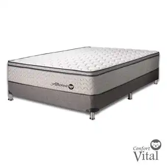 Olímpica Combo colchón ortopédico confort vital athenea 140x190 cm oferta