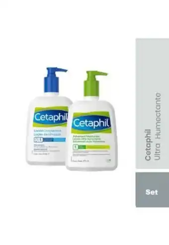 Set cuidado corporal cetaphil piel seca