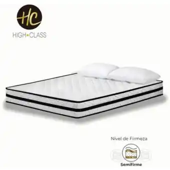 Linio Colchon sencillo 100x190 cms high class texas infinity y almohada oferta