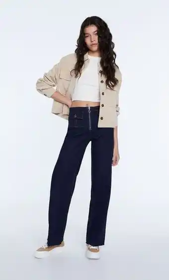 Stradivarius Jeans minimal full length cremallera oferta