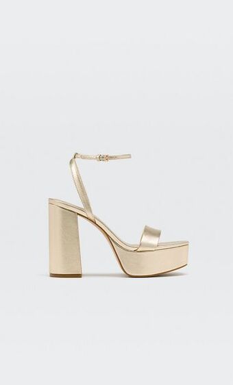 Stradivarius Sandalias tacón plataforma oferta