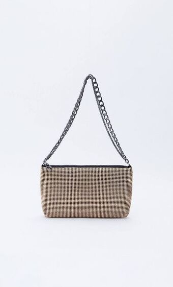 Stradivarius Bolso de hombro brillos oferta