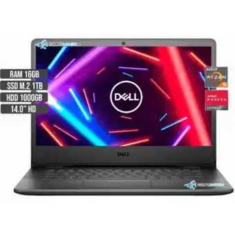 Linio Computador portatil dell amd ryzen 5 3450u ssd 1tb+ hdd 1tb ram 16gb 14" hd oferta