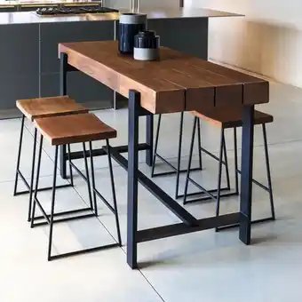 Éxito Juego comedor loura en roble natural macizo120x60cm oferta