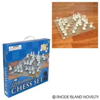 Los Tres Elefantes Ajedrez de cristal 35.5 cm oferta