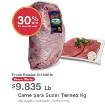 Makro Carne para Sudar Ternez kg oferta