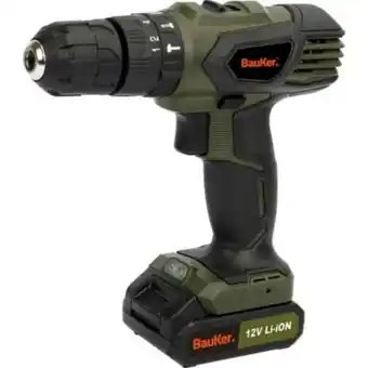 Constructor Kit taladro percutor 3/8-pulg 12v 1.3ah i-l + 29 accesorios bauker oferta