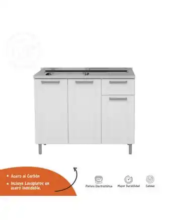 Flamingo Mueble inferior 1,05m multipla con lavaplatos bertolini oferta