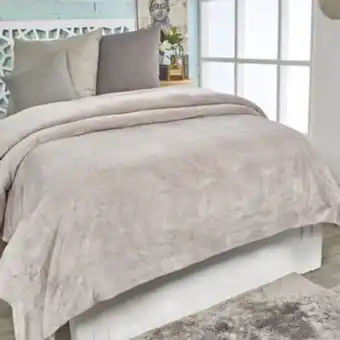 Brissa Cobija flannel unicolor taupe vision oferta