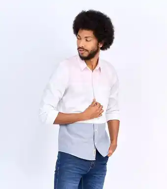 Stirpe Camisa slim a bloques manga larga unser oferta