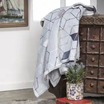 Brissa Manta flannel estampada dimension 22 oferta