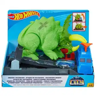 Superdroguería Olímpica Pista hot wheels city global nemesis ataque de triceratops gbf97 oferta