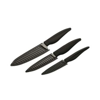 Kalley Set x 3 cuchillos kalley cerámica negros k-hcc3n oferta