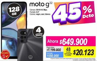 Alkomprar Moto G22 128GB oferta